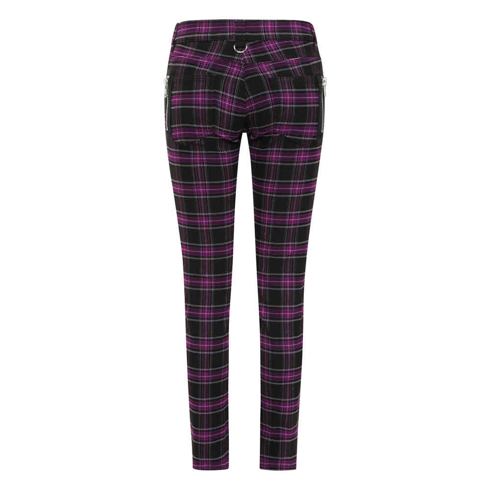 Banned - Forever Yours Skinny fit broek - Paars